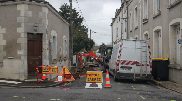 Travaux rue Jules Ferry