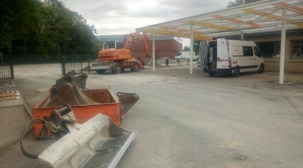 Rénovation de la cour et du plateau sportif 