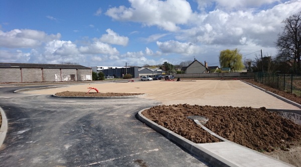 Les travaux du Parc multimodal