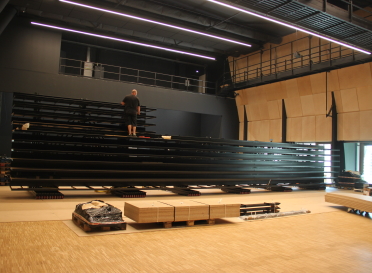 gradins salle cassiopée