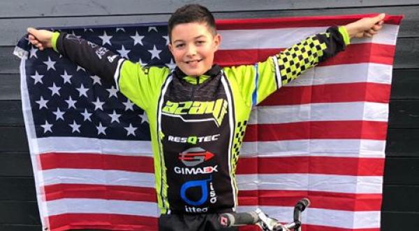 Enzo, champion de BMX